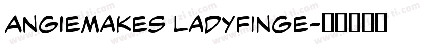 AngieMakes Ladyfinge字体转换